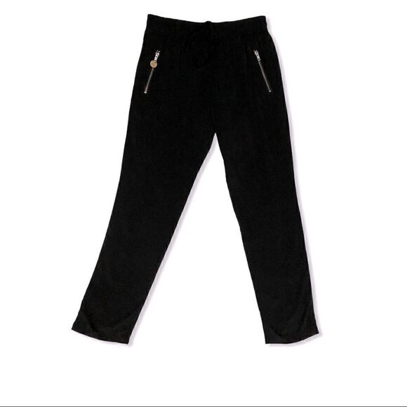 Love Tree Black High Waist Pull On Trousers - Picture 2 of 7